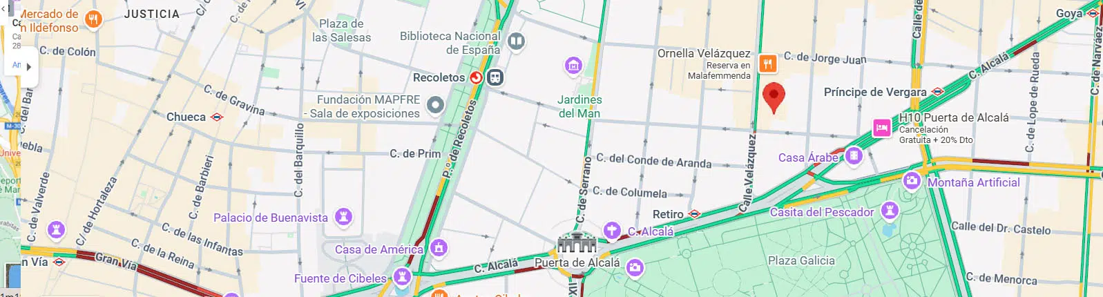 Ubicación Instituto Médico Natividad Cano